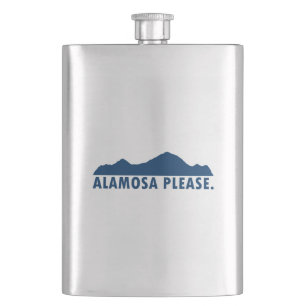 Alamosa Colorado Please Hip Flask