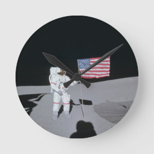 Alan B. Shepard Jr. (Apollo 14) Round Clock