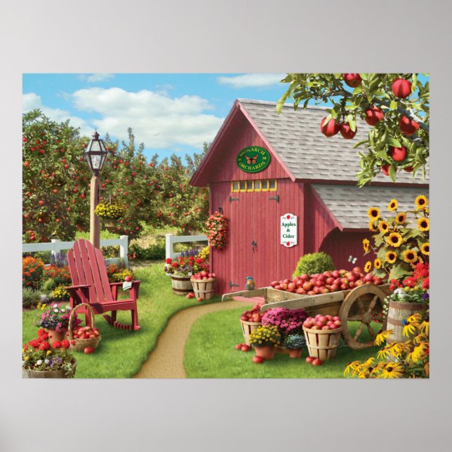 Alan Giana "Apple Harvest" Poster (Front)