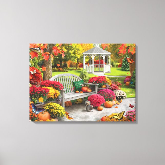 Alan Giana "Autumn Oasis 2" Canvas Print (Front)