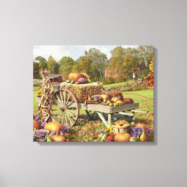 Alan Giana "Autumn Treasures" Canvas Print (Front)