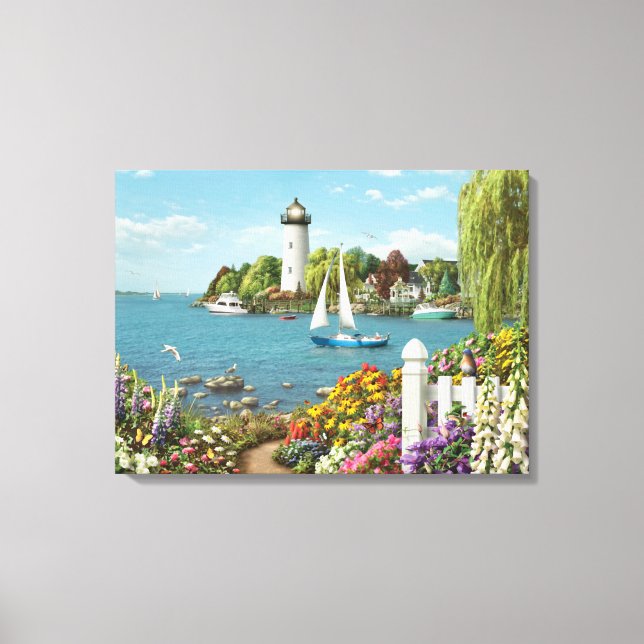 Alan Giana "By the Bay" Canvas Print (Front)