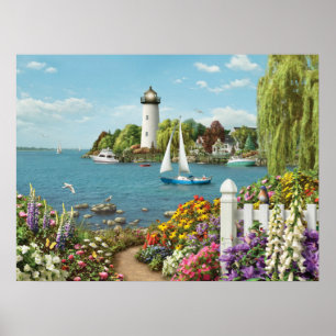 Alan Giana "By the Bay" Poster