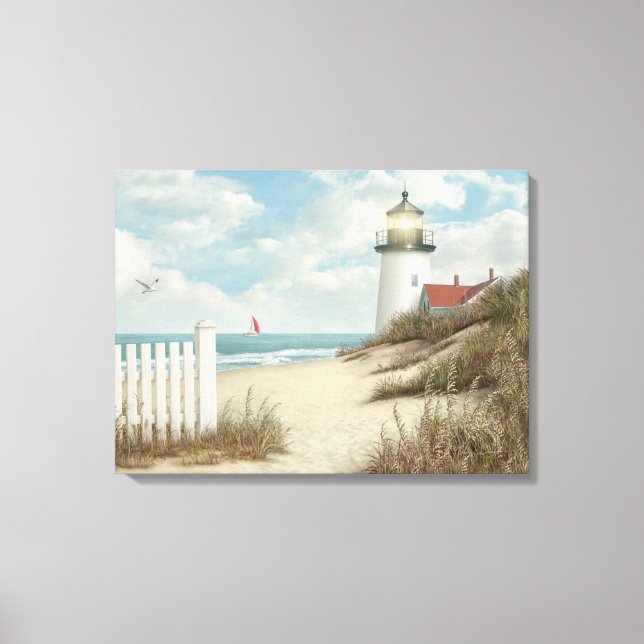 Alan Giana "By the Peaceful Shore" Canvas Print (Front)