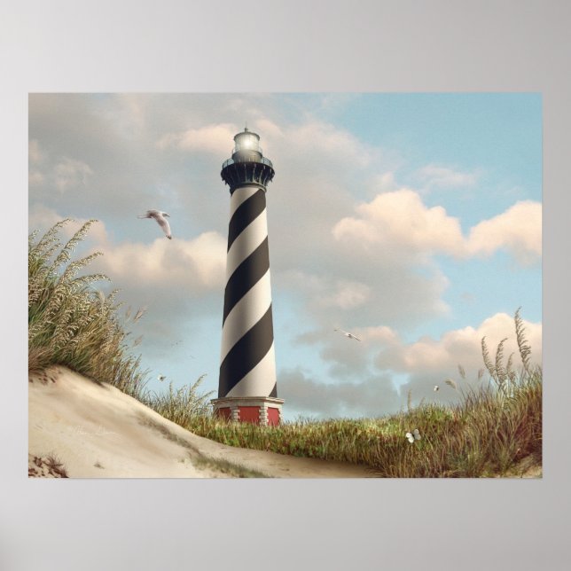Alan Giana "Cape Hatteras Light" Poster (Front)