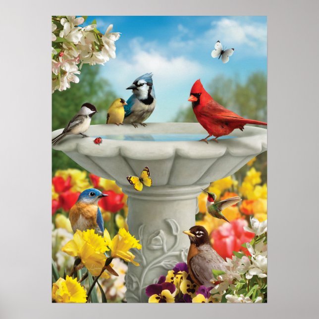 Alan Giana "Garden Friends" Poster (Front)
