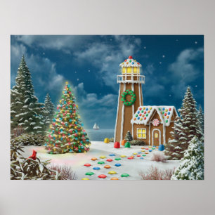 Alan Giana "Gingerbread Light 2" Poster