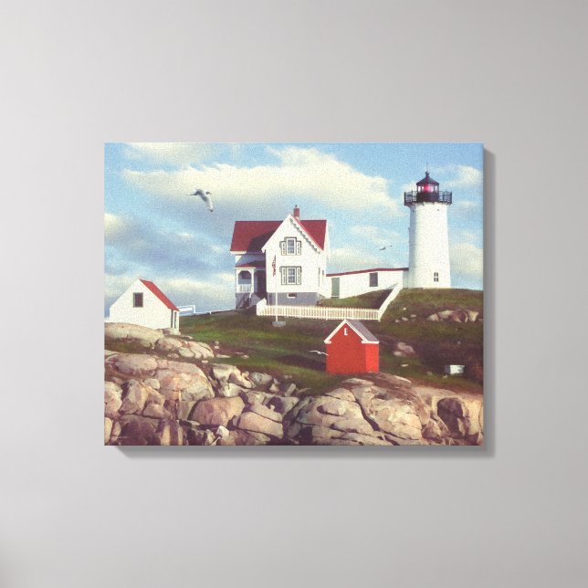 Alan Giana "Nubble Light" Canvas Print (Front)