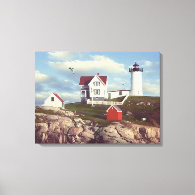 Alan Giana "Nubble Light" Canvas Print (Front)