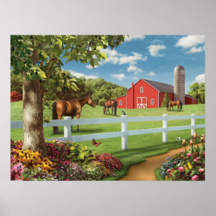 Alan Giana "Pastures of Chance 2" Poster