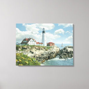 Alan Giana "Portland Head Light" Canvas Print
