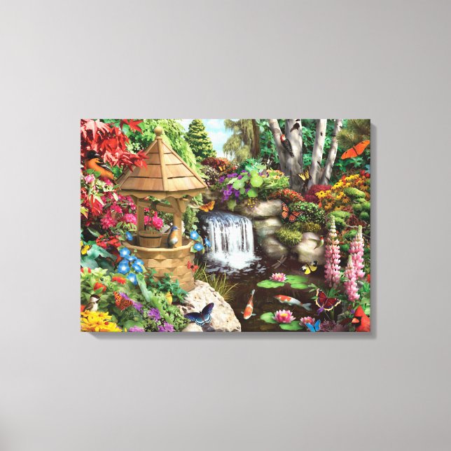 Alan Giana "Secret Garden" Canvas Print (Front)