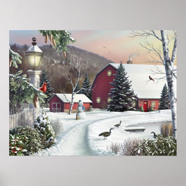 Alan Giana "Still Light of Dawn" Canvas Print (Front)