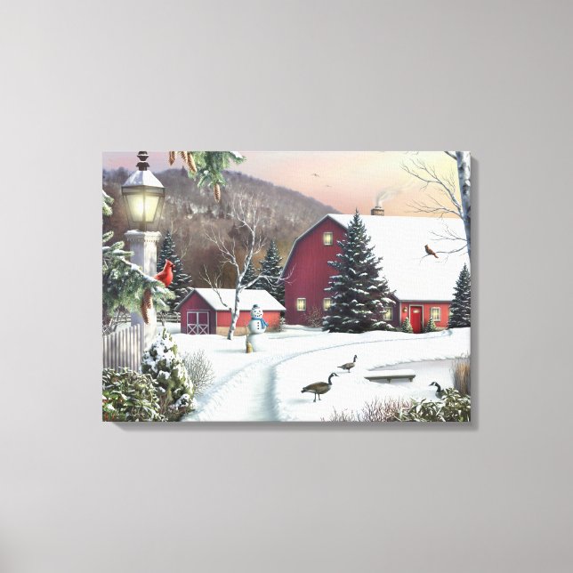 Alan Giana "Still Light of Dawn" Canvas Print (Front)