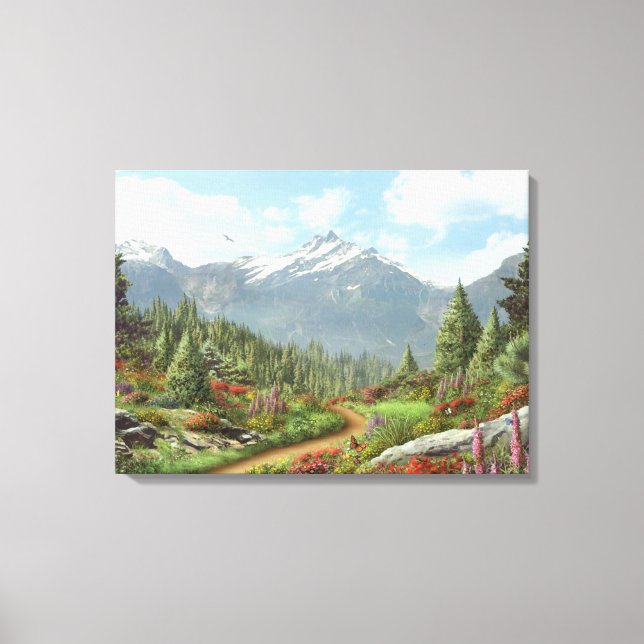 Alan Giana "To the Mountain" Canvas Print (Front)