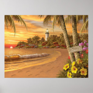 Alan Giana "Tropical Love" Poster