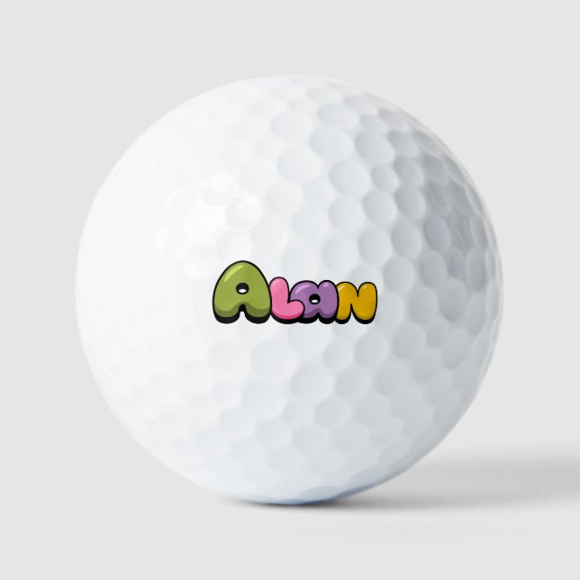Alan Golf Balls (Front)