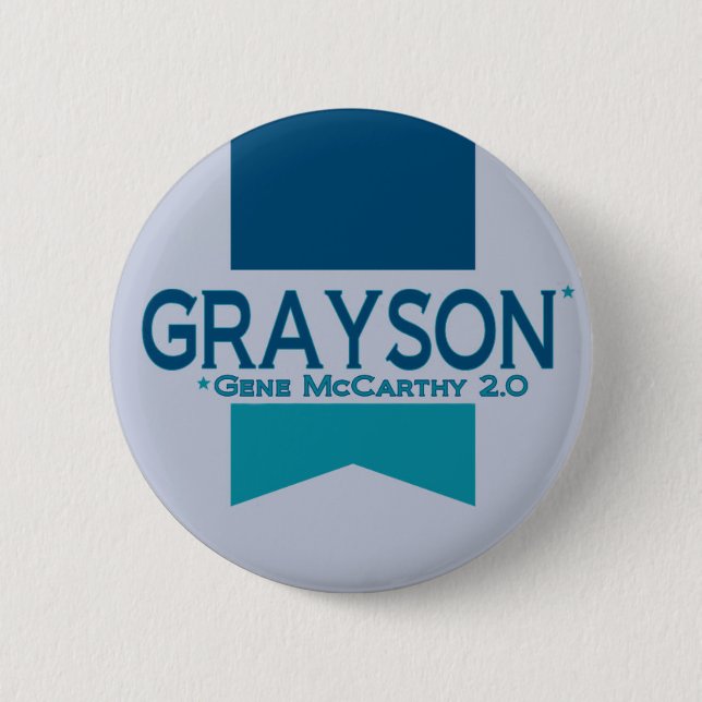 Alan Grayson for President 2012 6 Cm Round Badge (Front)