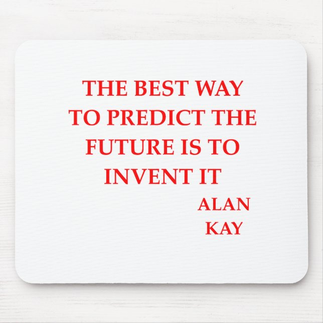 alan kay quote mouse mat (Front)