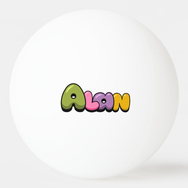 Alan Ping Pong Ball (Front)