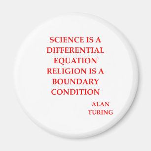 alan TURING quote Magnet