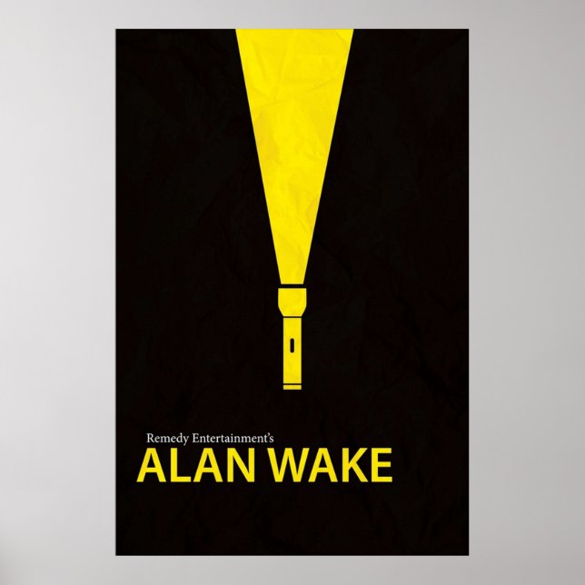 Alan Wake Minimal Poster (Front)