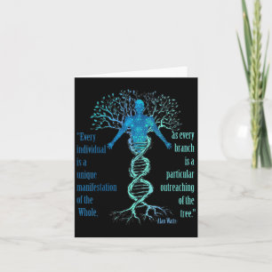 Alan Watts Best Philosophical Quotes Tree Of Life Card