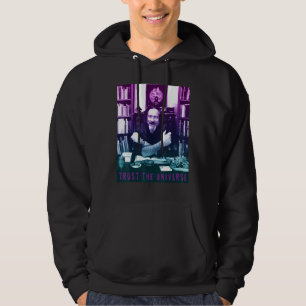 Alan Watts Gradient Photo Trust The Universe Hoodie