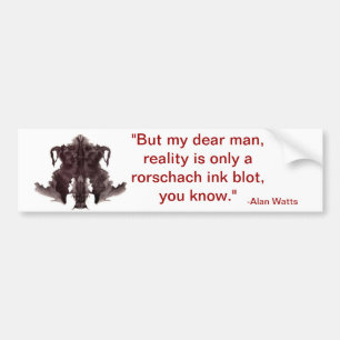 alan watts quote bumper sticker
