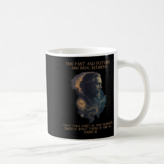 Alan Watts Quote Time Illusion Clock Cosmic Mind Coffee Mug