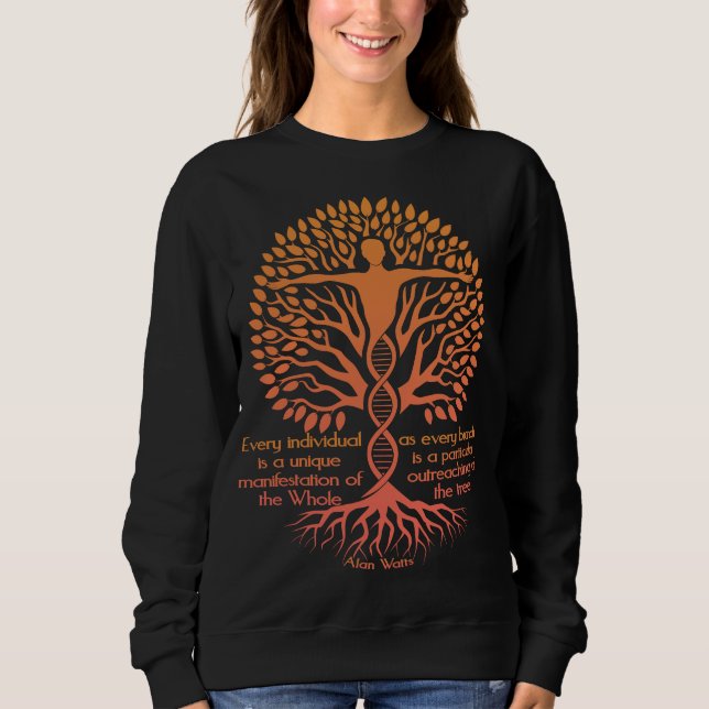 Alan Watts – The Tree of Life & Unity Sweatshirt (Front)