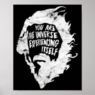 Alan Watts You Are the Universe Experiencing Itsel Poster