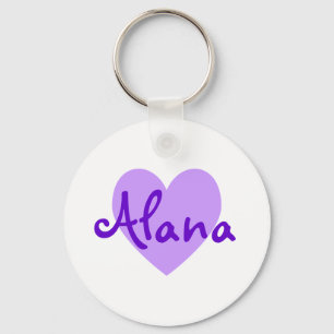 Alana in Purple Key Ring