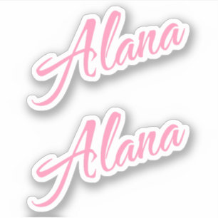 Alana name x2
