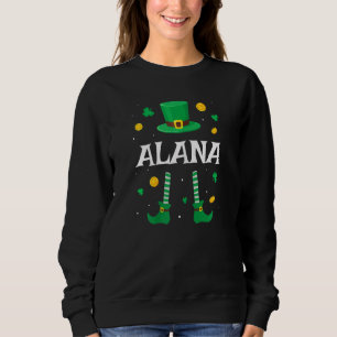 Alana Saint Patrick's Day Leprechaun Costume Alan Sweatshirt