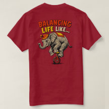 alancing Like.. Funny Elephant Circus Wheel design