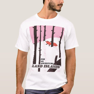 Åland Islands, Finland travel poster T-Shirt