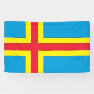 Aland Islands Flag Banner