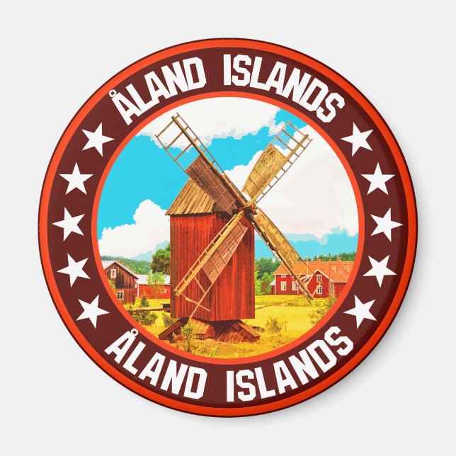 Åland Islands                                      Magnet (Front)
