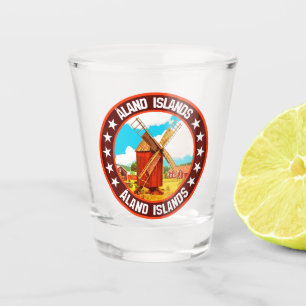 Åland Islands                                      Shot Glass