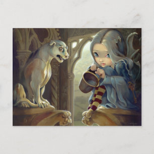 "Alannah and the Gargoyle" Postcard
