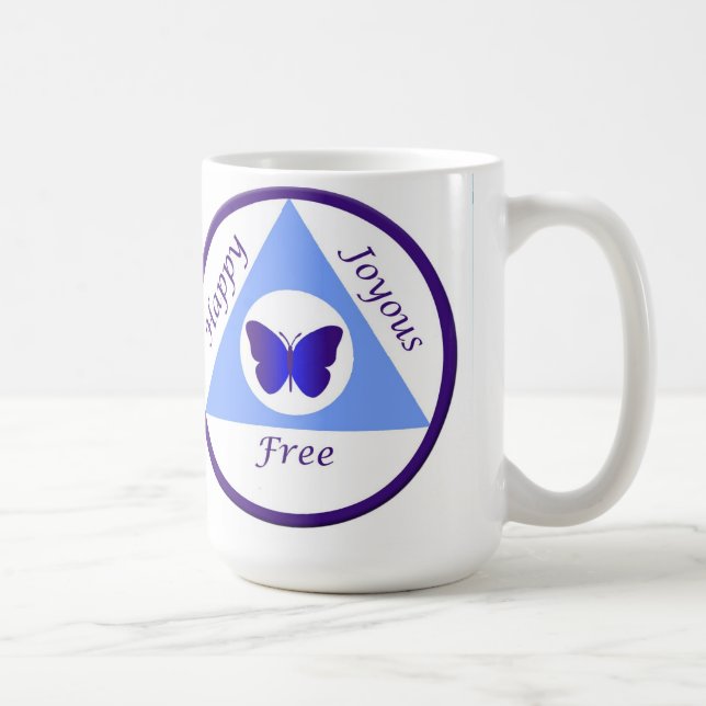Alanon Happy, Joyous & Free Mug (Right)