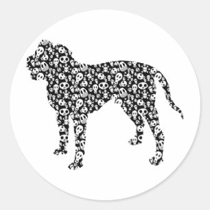 Alapaha Blue Blood Bulldog Classic Round Sticker