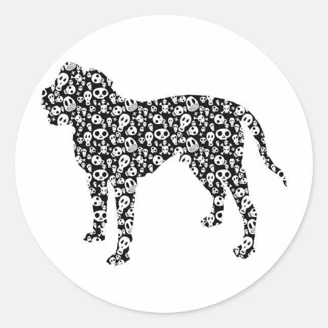 Alapaha Blue Blood Bulldog Classic Round Sticker (Front)