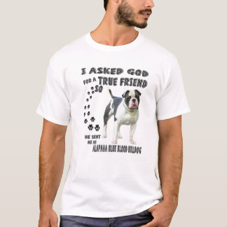 Alapaha Blue Blood Bulldog Quote Mum Dad Costume, T-Shirt