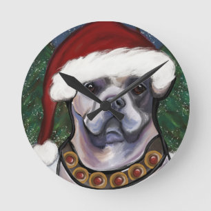 Alapaha Blue Blood Bulldog Round Clock