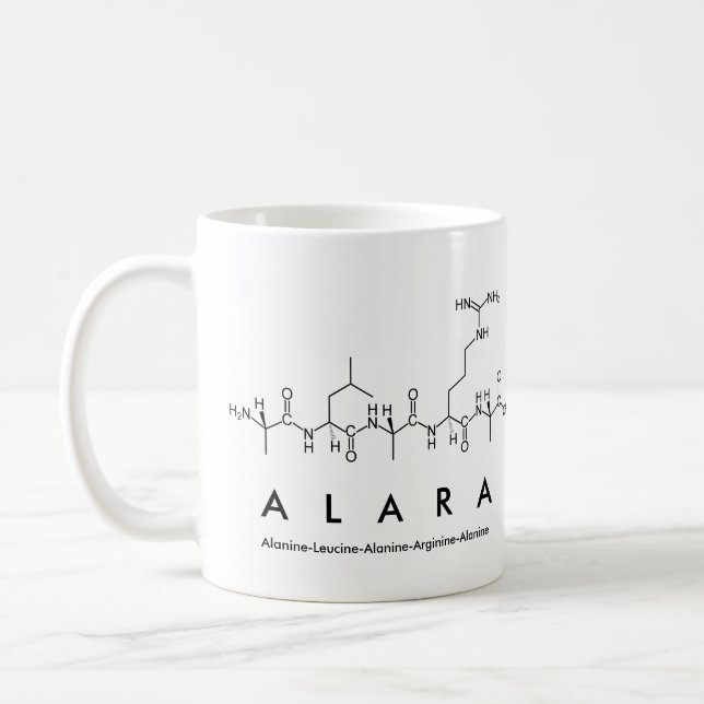 Alara peptide name mug (Left)