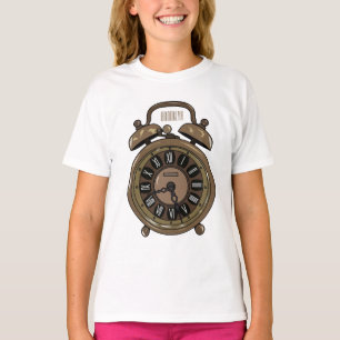 Alarm clock cartoon illustration T-Shirt