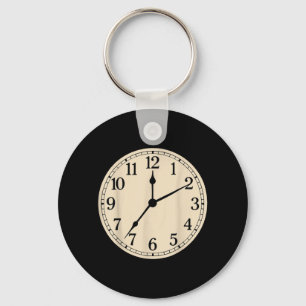 Alarm Clock Costume Shirt Funny Lazy Halloween Key Ring