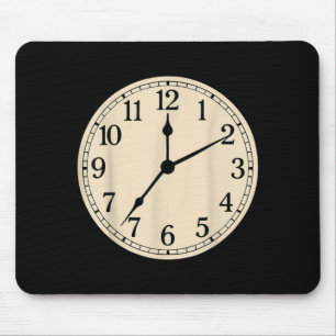 Alarm Clock Costume Shirt Funny Lazy Halloween Mouse Mat